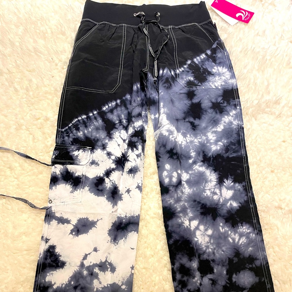Tie Dye Yoga Pants with draw string waist